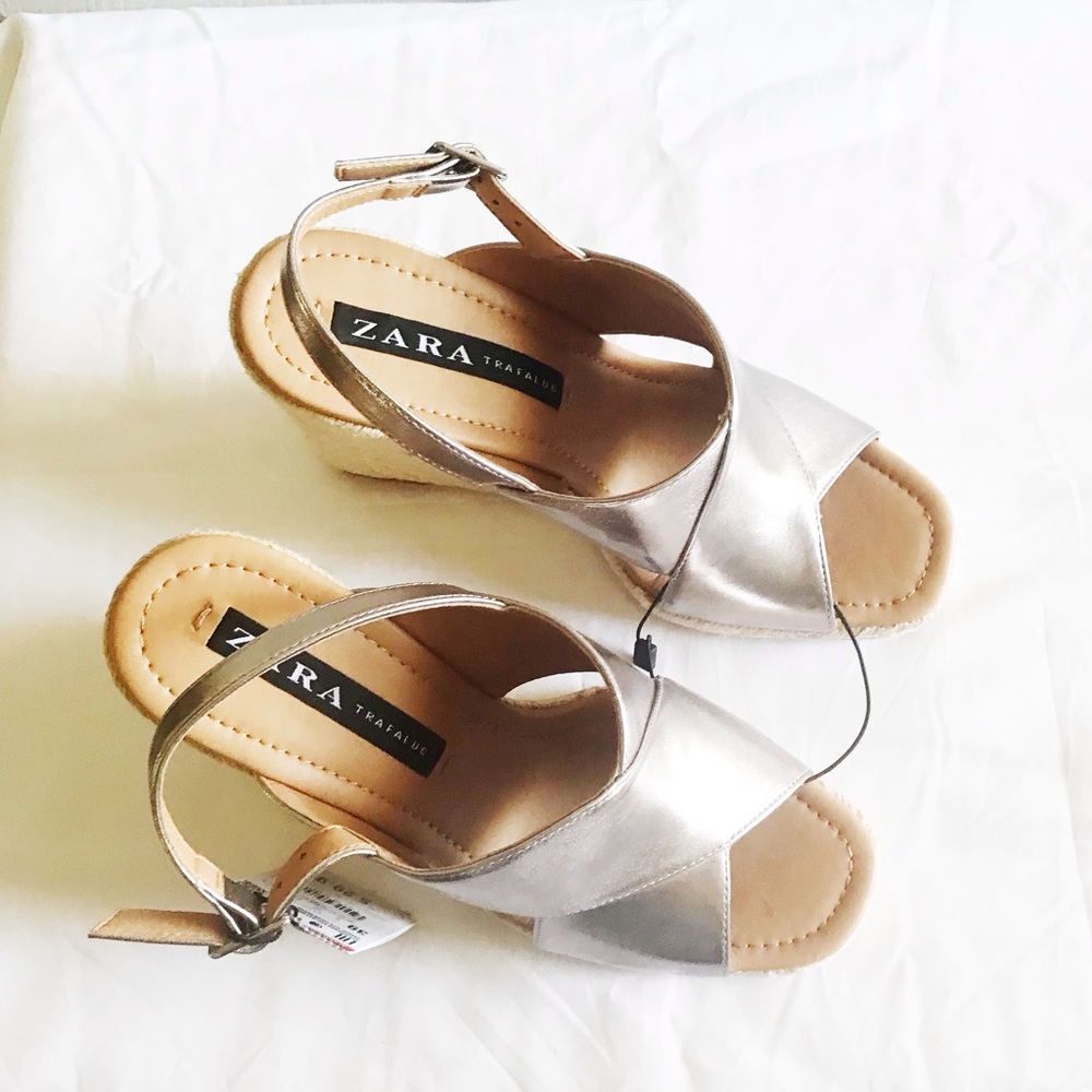 Zara silver wedges - Picture 9 of 9